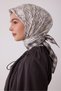 Geometric Pattern 100% Twill Silk Scarf Be21-57