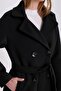 Black Cashmere Coat - 6