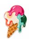 Eta Melting Ice Cream Pattern Modern Woven Base Decorative Carpet Eta4233