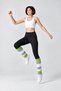 Women's 3-Pack Striped Patterned Colorful Leggings - 4