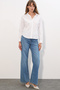 Women's Classic Collar Basic Shirt 20398 - White