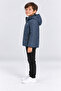 Boy's Hooded Coat with Soft Lining and Zipper Winter Jacket Ak4288 - 4