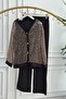 Sequin Mesh Cardigan Triple Set - 6