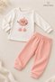 Baby Girl Set with Cute Pumpkin Figure, 2-Piece Top and Bottom Set, Seasonal, 3, 6, 9, 12 Months - 4