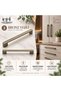 Metal Bridge Modern Luxury Furniture Cabinet Drawer Handles 160-192 Mm, Rose/Light Aqua/Bronze Green/Gloss Chrome/Matte Gold/Matte Gray Metal - 2