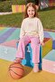 3 Thread Ribbon Embossed Printed Girls' 2-Piece Set