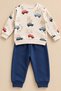Baby Boy Set with Car Pattern, 2-Piece Top and Bottom Set, Seasonal, 3, 6, 9, 12 Months - 6