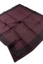 Ls2210 Patterned Cotton Silk Scarf 90X90 cm 05-Burgundy-Black - 2