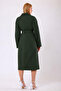 Green Carolina Cashmere Coat - 4