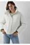 Stand Collar Jacket White Onyx - 3