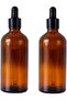 Empty Glass Dropper Bottles (100ml, 2 Pieces)