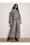 Ethnic Patterned Knitwear Pants & Blouse Set - 6