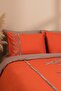Puff embroidered liya double size 100% cotton duvet cover set - 6 piece dowry set - 3
