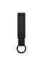 Mobile Phone Case Adhesive Finger and Ring Holder Horizontal Stand Black