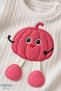 Baby Girl Set with Cute Pumpkin Figure, 2-Piece Top and Bottom Set, Seasonal, 3, 6, 9, 12 Months - 3