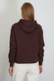 3 İplik Active Printed Oversize Sweatshirt with Hood and Stopper - 8