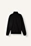 Boxy Fit Half Zipper High Neck Printed Long Sleeve Sweatshirt H3868Ax26Au - 2