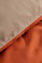 Puff embroidered liya double size 100% cotton duvet cover set - 6 piece dowry set - 6