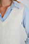 V-neck knit sweater - 6