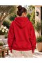 Women's Hooded Oversize Sweatshirt - Plain Basic Cotton Sweatshirt with Kangaroo Pocket - 2
