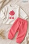 Baby Girl Set with Cute Pumpkin Figure, 2-Piece Top and Bottom Set, Seasonal, 3, 6, 9, 12 Months