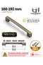 Metal Bridge Modern Luxury Furniture Cabinet Drawer Handles 160-192 Mm, Rose/Light Aqua/Bronze Green/Gloss Chrome/Matte Gold/Matte Gray Metal