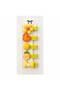 Children's Ribbon Covered Pencil Buckle Set with Cute Figures - Yellow