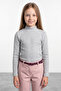 Ribbed High Neck Girls' Bodysuit - 2