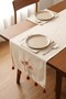 Palm Tree Embroidered Buldan Fabric Runner 50X130 cm - 2
