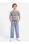 Fluffy London Patterned Short Sleeve Girls' Summer T-Shirt
