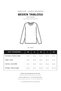 Women's 100% Cotton Crew Neck Oversize Fit Long Sleeve Ecru T-Shirt - 8