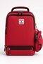 Primary School School Bag Kangroo Red Backpack with Wallet 42X30X16 cm - 6