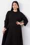 Crew Neck Slit Pants Double Set Pl2611 - 2