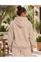 Women's Hooded Oversize Sweatshirt - Plain Basic Cotton Sweatshirt with Kangaroo Pocket - 2