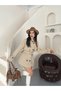Windbreaker Detailed Belted Trench Coat - 4