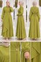 Mi̇hra Tensel Skirt Suit - Oil Green - 5