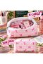 Pink Gingham Ribbon Patterned Pen Bag - Pen Holder X-Large (New Product)P2