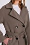Dark Beige Cashmere Coat - 6