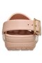213543 Classic Metallic Buckle Clog Pink Unisex Slippers - 4