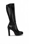 Elit Pm286 K606 Women's Heeled Boots Black - 2