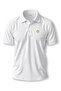 Remonz White Minimalist Logo Polo Collar Short Sleeve T-Shirt