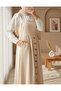 2490 Long Salopet Dress - Cream