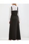 2490 Long Salopet Dress - Black - 4