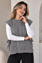Acrylic Knitwear Sweater N521 Gray - 3