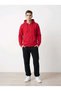 Unisex Unprinted New Season Cotton Hooded Zip-Up Jacket Tracksuit Bottoms 2-Piece Set - 6