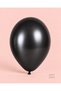 Hbk Metallic Black Balloon 11 Inch 100 Pieces, Shiny Black Birthday Wedding Engagement Party Decoration Balloon - 2