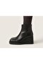 Genuine Leather and Fur Zippered Boots Women's Shoes