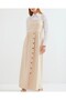 2490 Long Salopet Dress - Cream - 3