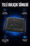 2-Piece Wire Dish Sponge Set - Multi-Purpose Inox Stainless Fiber Kitchen Cleaning Dish Sponge - 3