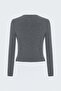 Knitted Striped Knitwear - Gray - 5